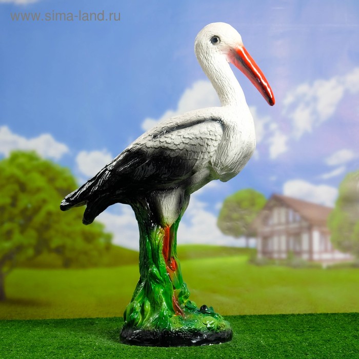 Садовая фигура "Аист" 78см
Садовая фигура "Аист" 78см