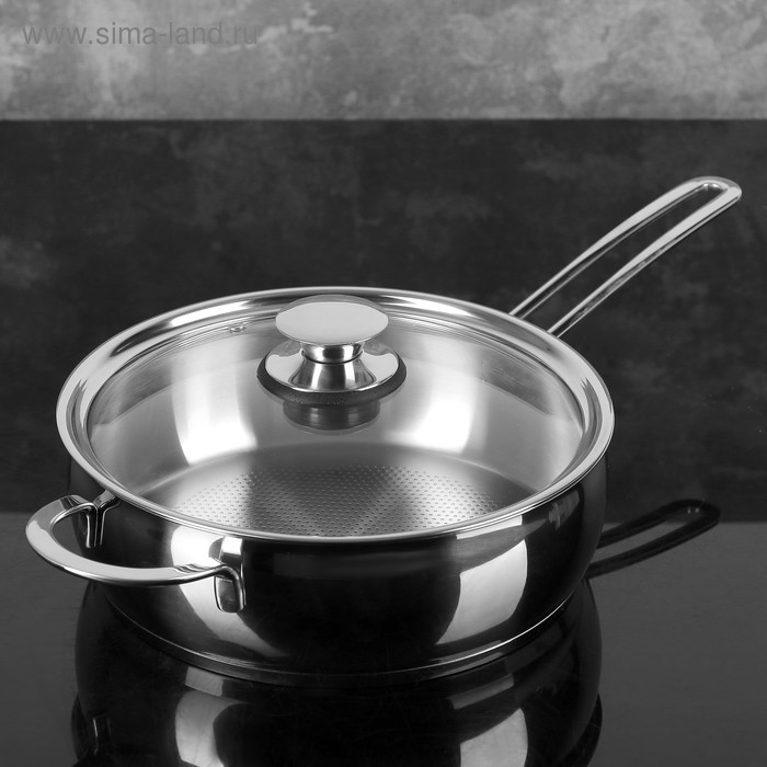 Сковорода «Магнолия Престиж», d=24 см, 3 л, со стеклянной крышкой, микрогриль.
Сковорода «Магнолия Престиж», d=24 см, 3 л, со стеклянной крышкой, микрогриль.