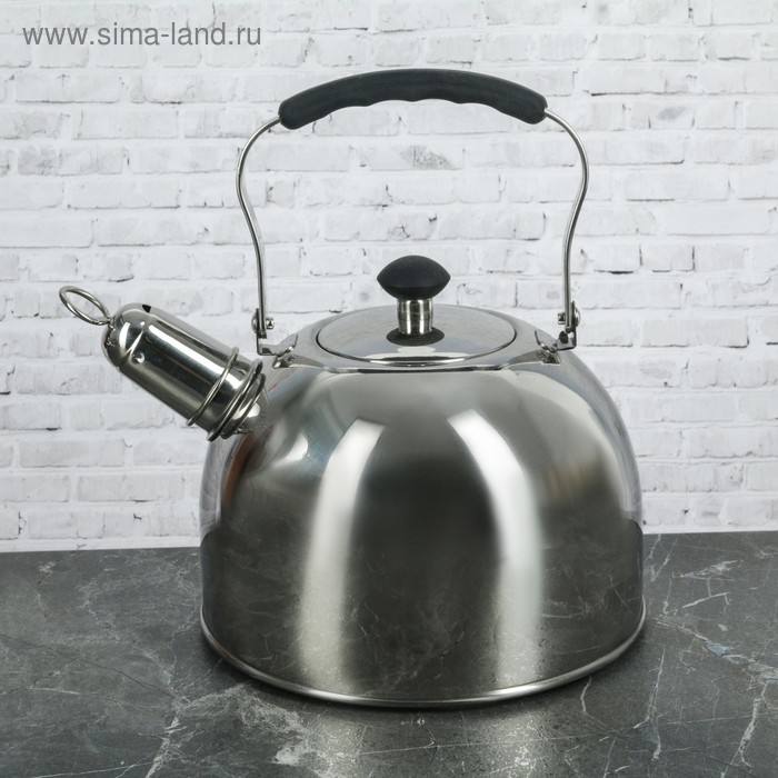 Чайник со свистком, 3 л
Чайник со свистком, 3 л