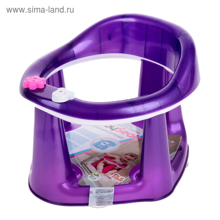 фото Детское сиденье для купания на присосках, цвет фиолетовый ddstyle