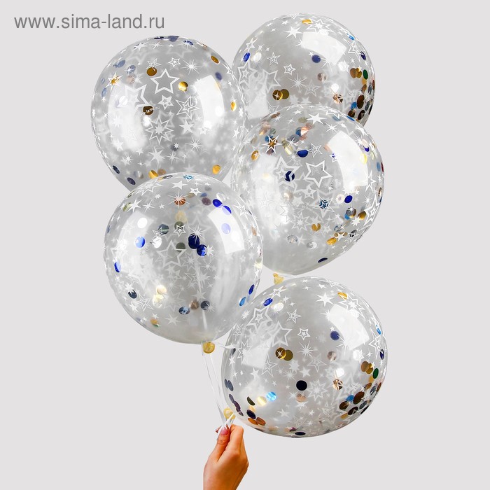 Шар воздушный "Твой праздник", 12", набор 5 шт. + конфетти
Шар воздушный "Твой праздник", 12", набор 5 шт. + конфетти