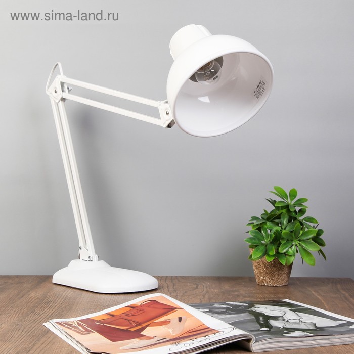 Светильник настольный с основанием "Бета К+" (Е27, 60 Вт, 220 В) белый
Светильник настольный с основанием "Бета К+" (Е27, 60 Вт, 220 В) белый