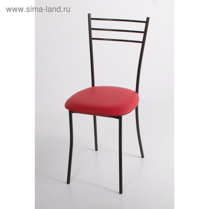 Стул на металлокаркасе Хлоя СТ коричневый/красный
Стул на металлокаркасе Хлоя СТ коричневый/красный