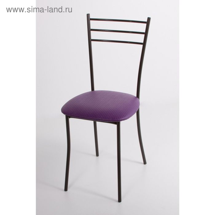 Стул на металлокаркасе Хлоя СТ коричневый/капитон фиолетовый
Стул на металлокаркасе Хлоя СТ коричневый/капитон фиолетовый