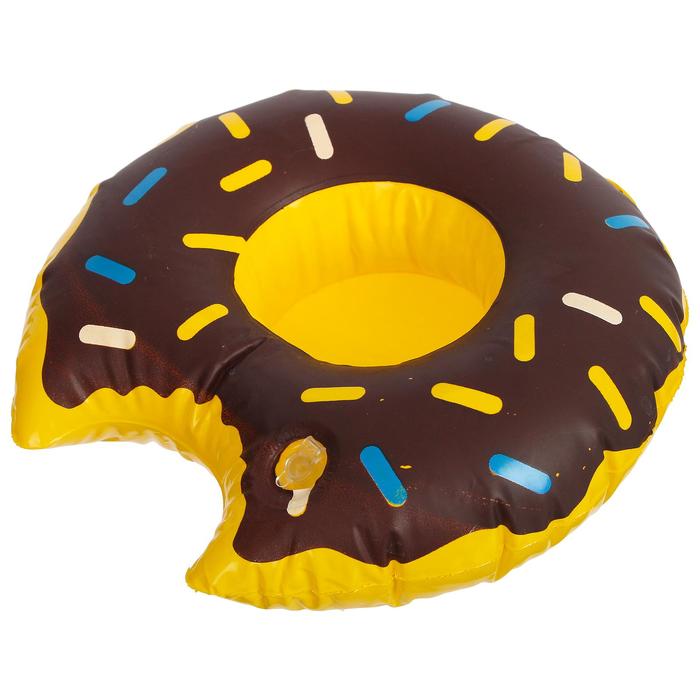 фото Игрушка надувная-подставка «пончик», 20 см, цвет микс zabiaka
