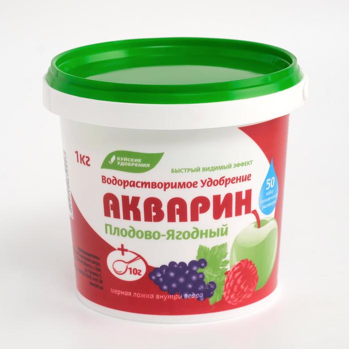 Удобрение водорастворимое минеральное "Акварин" плодово-ягодный, 1 кг
Удобрение водорастворимое минеральное "Акварин" плодово-ягодный, 1 кг