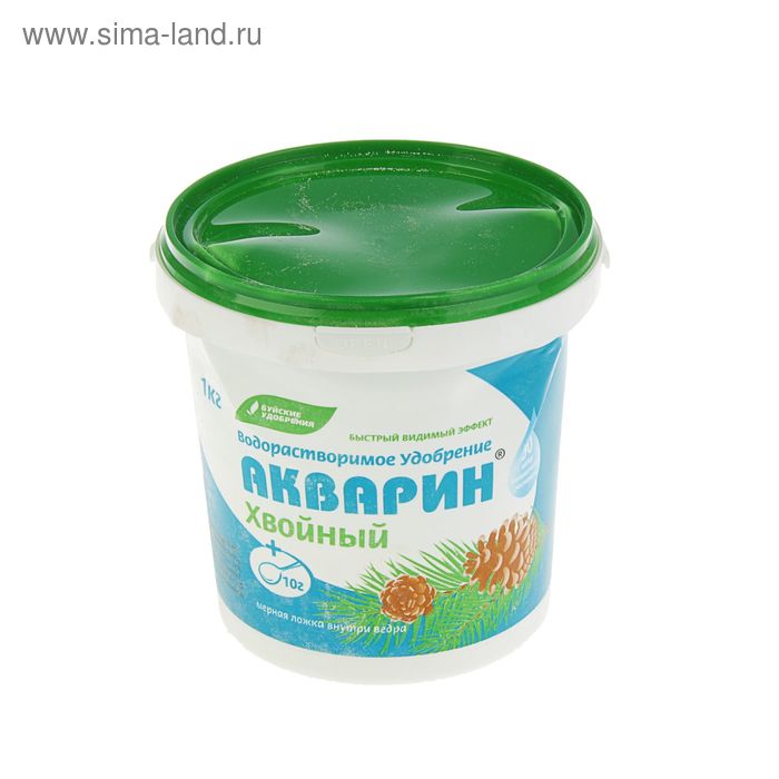 Удобрение водорастворимое минеральное "Акварин" хвойный, 1 кг
Удобрение водорастворимое минеральное "Акварин" хвойный, 1 кг