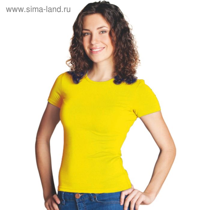 Футболка женская, размер 42, цвет жёлтый
Футболка женская, размер 42, цвет жёлтый