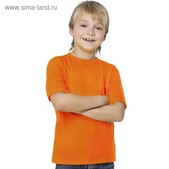Футболка детская, рост 152 см, цвет оранжевый 
Футболка детская, рост 152 см, цвет оранжевый