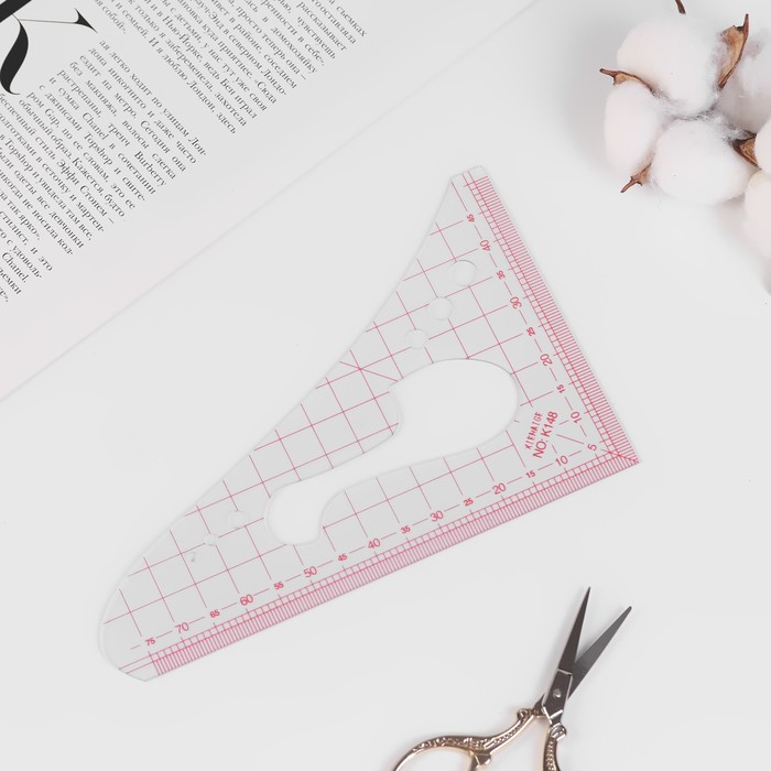 Лекало портновское метрическое «Треугольник», 16 × 10,3 см, толщина 0,5 мм, цвет прозрачный
Лекало портновское метрическое «Треугольник», 16 × 10,3 см, толщина 0,5 мм, цвет прозрачный