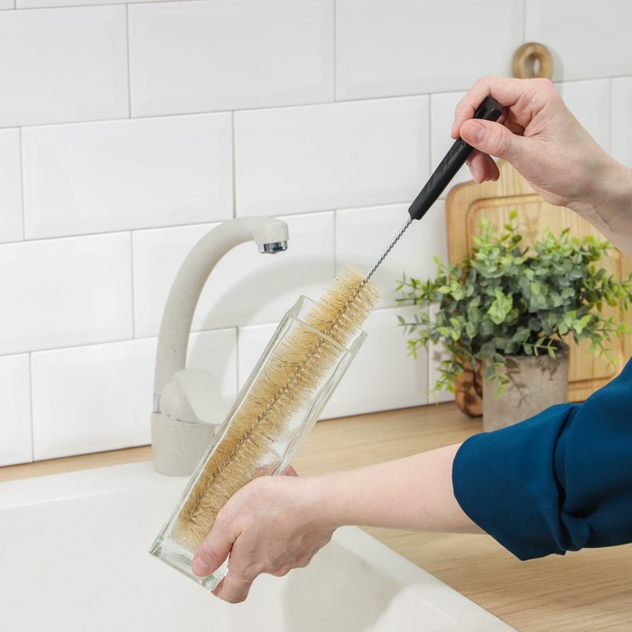 Ёрш для радиатора, натуральная щетина
Ёрш для радиатора, натуральная щетина