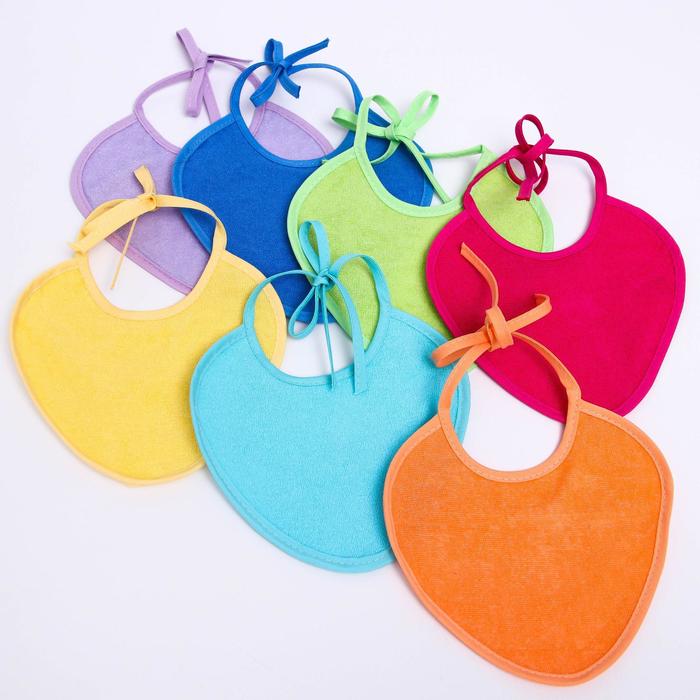 Набор нагрудников «Семицветик», из махры, на завязках, 7 шт.
Набор нагрудников «Семицветик», из махры, на завязках, 7 шт.