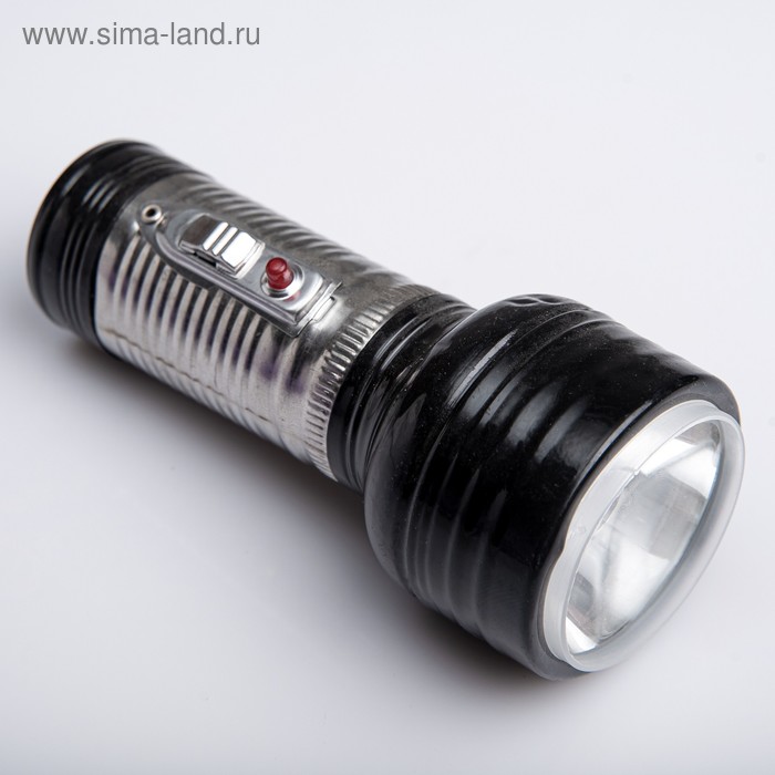 Фонарь 1 диод, рукоять ребристая, 1 D, микс, 5.5х11 см
Фонарь 1 диод, рукоять ребристая, 1 D, микс, 5.5х11 см