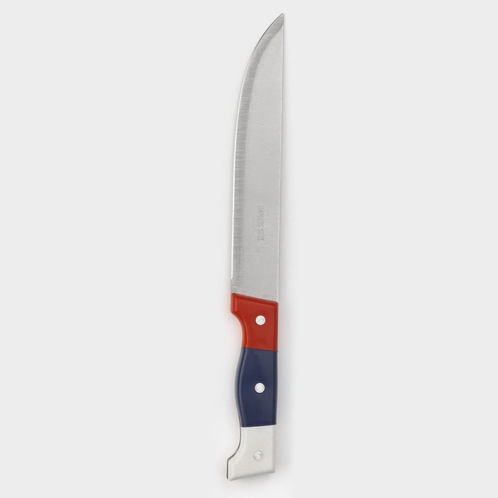 фото Нож кухонный «триколор» лезвие 21 см