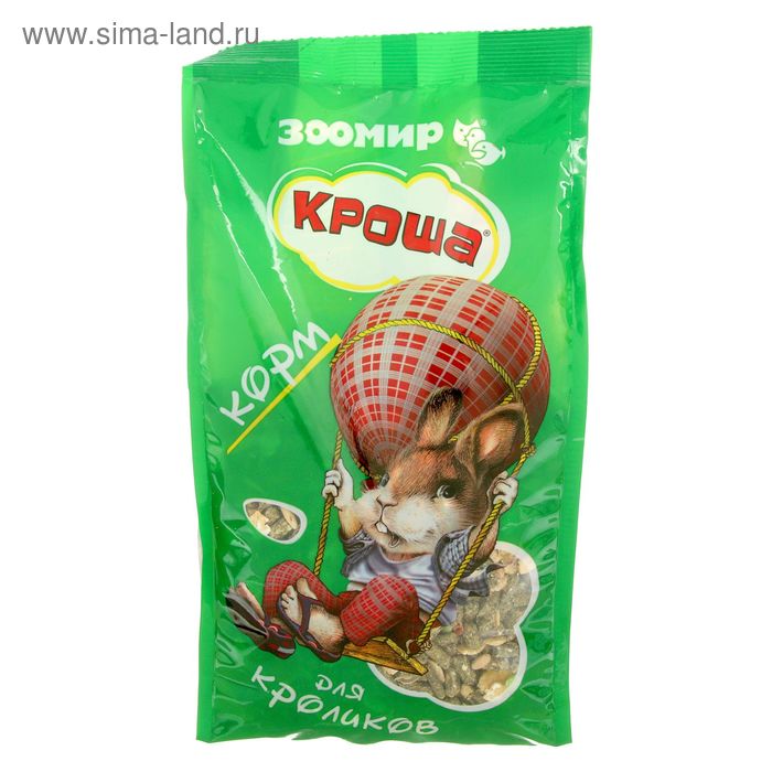 Корм "ЗООМИР Кроша" для кроликов, 800 г
Корм "ЗООМИР Кроша" для кроликов, 800 г