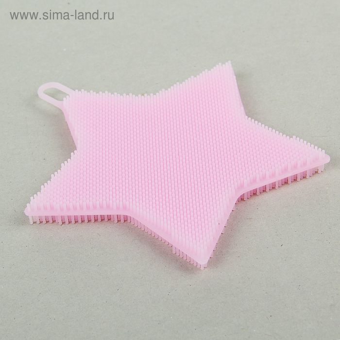 Губка силиконовая «Звезда», 13×13×1 см, цвет МИКС
Губка силиконовая «Звезда», 13×13×1 см, цвет МИКС