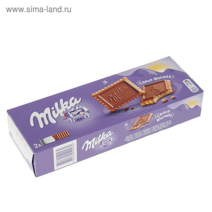 Бисквит Milka Choco Biscuits Cookies, 150 г
Бисквит Milka Choco Biscuits Cookies, 150 г
