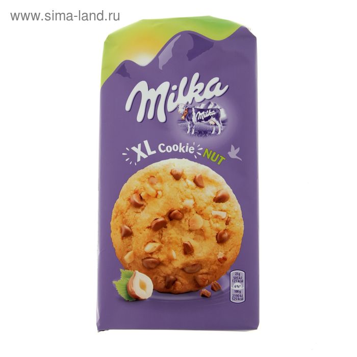 Печенье Milka Nuts XL Cookies, 184 г
Печенье Milka Nuts XL Cookies, 184 г