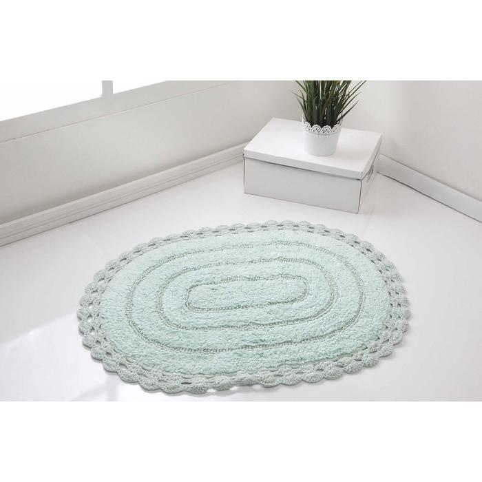 Коврик для ванной Yana, размер 60x100 см, цвет светло-зелёный
Коврик для ванной Yana, размер 60x100 см, цвет светло-зелёный