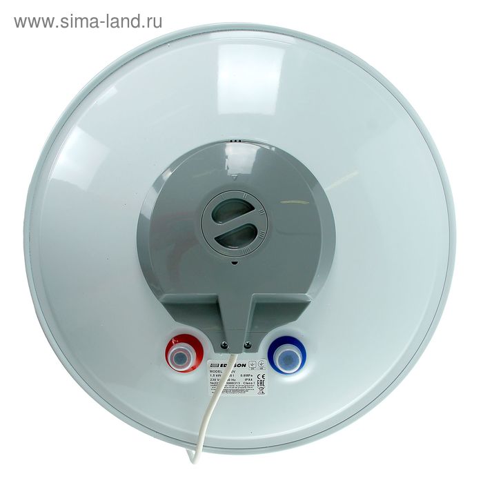 фото Водонагреватель edisson er 80 v, накопительный, круглый, эмаль, 80 л, 1500 вт