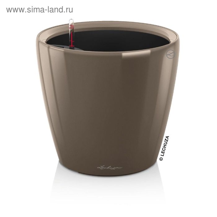 Кашпо с автополивом «Классико», цвет серо-коричневый 
Кашпо с автополивом «Классико», цвет серо-коричневый