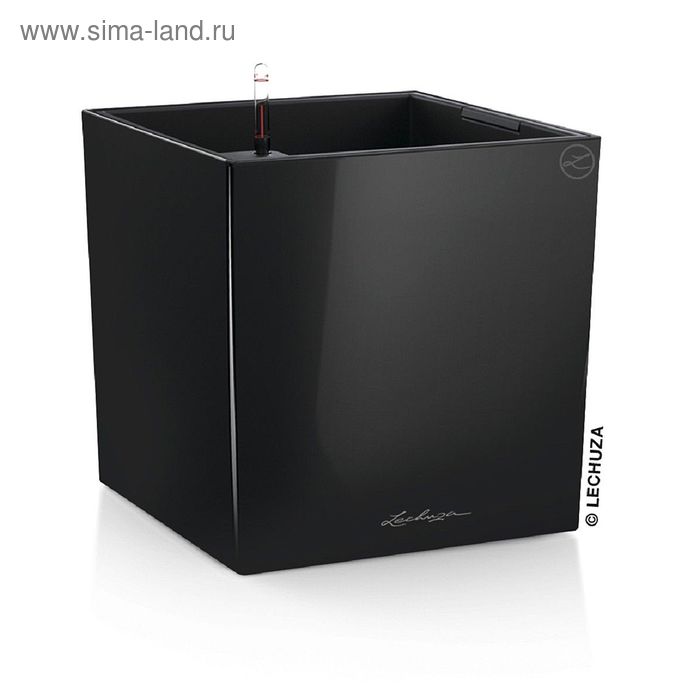 Кашпо с автополивом «Кьюб», цвет чёрный
Кашпо с автополивом «Кьюб», цвет чёрный