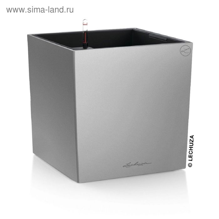 Кашпо с автополивом «Кьюб», цвет серебристый металлик
Кашпо с автополивом «Кьюб», цвет серебристый металлик