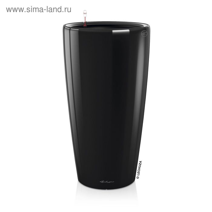 Кашпо с автополивом «Рондо», цвет чёрный 
Кашпо с автополивом «Рондо», цвет чёрный