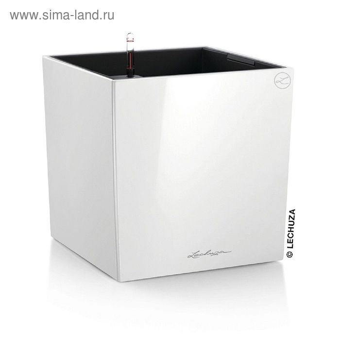 Кашпо с автополивом «Кьюб», цвет белый
Кашпо с автополивом «Кьюб», цвет белый