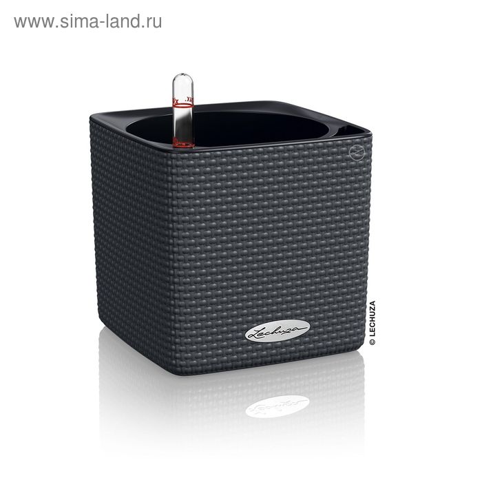 Кашпо с автополивом «Кьюб», цвет темно-серый
Кашпо с автополивом «Кьюб», цвет темно-серый