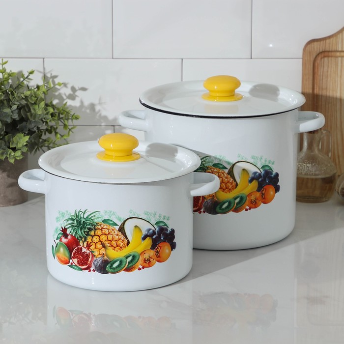 Набор кастрюль "Эквадор" 2 предмета: 3,5 л, 5,5 л
Набор кастрюль "Эквадор" 2 предмета: 3,5 л, 5,5 л