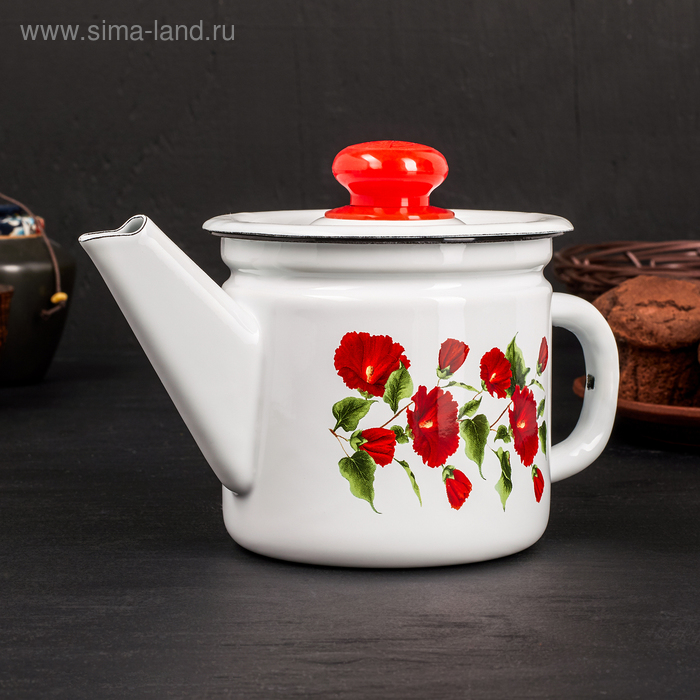 Чайник заварочный, 1 л, фиксированная ручка, рисунок МИКС
Чайник заварочный, 1 л, фиксированная ручка, рисунок МИКС