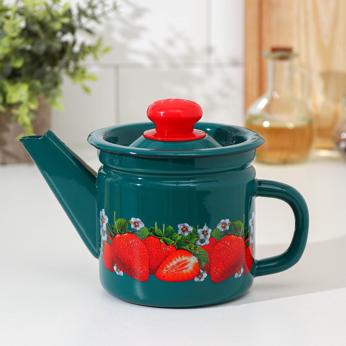 Чайник заварочный, 1 л, фиксированная ручка, цвет бирюзовый, рисунок МИКС
Чайник заварочный, 1 л, фиксированная ручка, цвет бирюзовый, рисунок МИКС