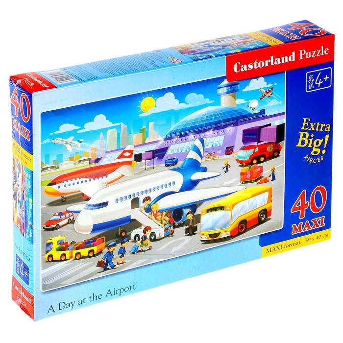 Макси-пазл «В аэропорту», 40 элементов
Макси-пазл «В аэропорту», 40 элементов