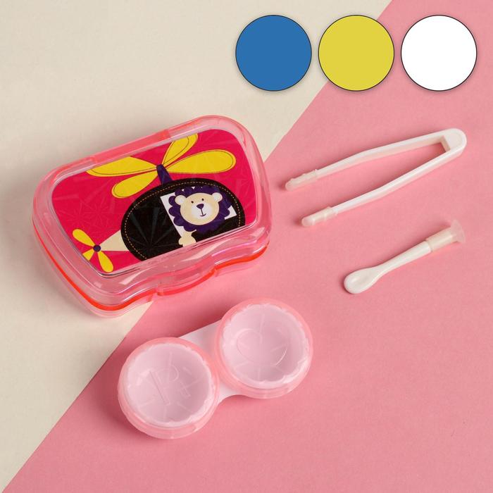 Набор для контактных линз «Мультяшка», 3 предмета, в футляре с зеркалом, цвет МИКС
Набор для контактных линз «Мультяшка», 3 предмета, в футляре с зеркалом, цвет МИКС