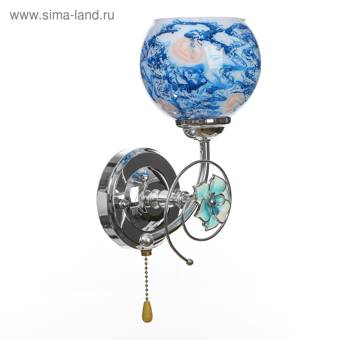 Бра "Розарий" 1 лампа 40Вт E27 хром 15х13х24 см
Бра "Розарий" 1 лампа 40Вт E27 хром 15х13х24 см