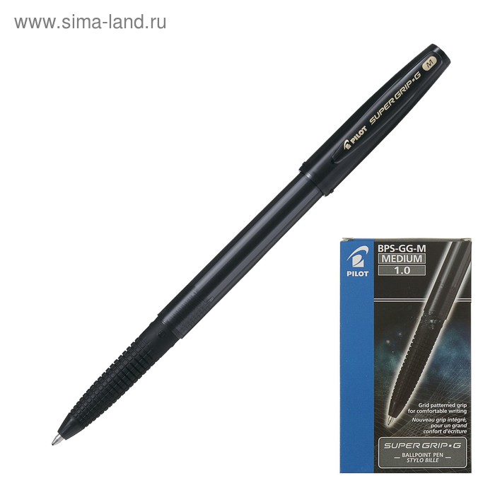 Ручка шариковая Pilot Super Grip G, узел 1.0мм, резиновый упор, стержень чёрный, BPS-GG-M (B)
Ручка шариковая Pilot Super Grip G, узел 1.0мм, резиновый упор, стержень чёрный, BPS-GG-M (B)