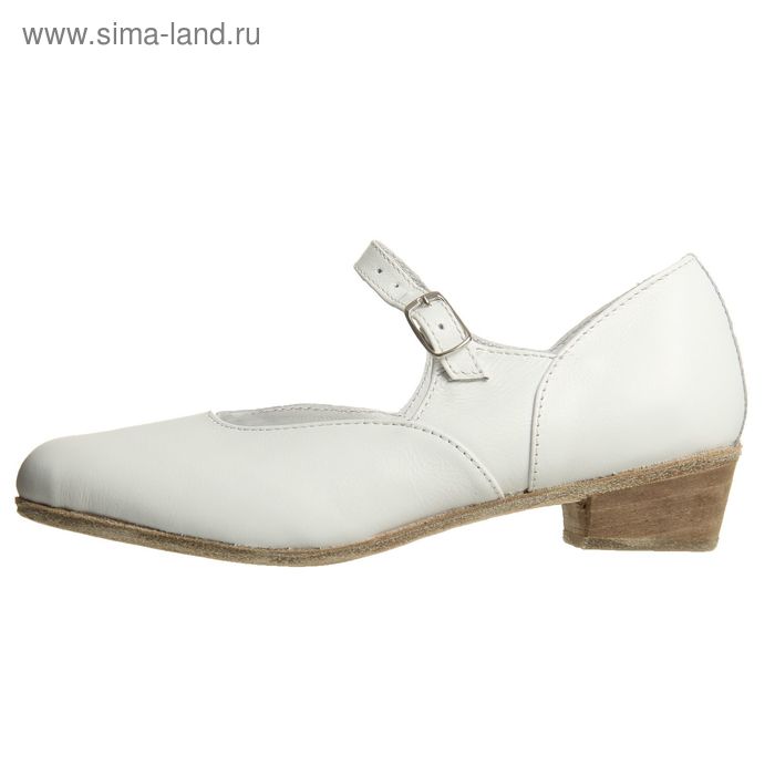 фото Туфли народные женские, длина по стельке 21,5 см, цвет белый