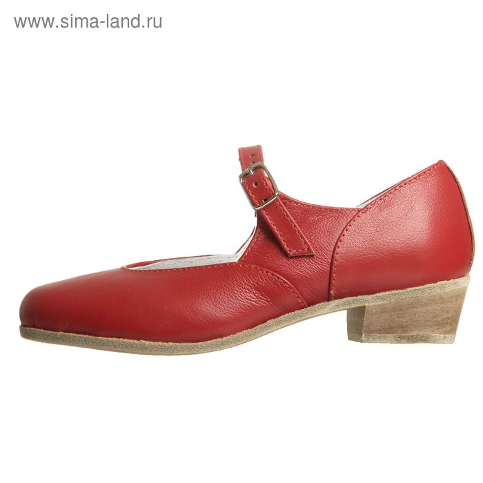 фото Туфли народные женские, длина по стельке 19,5 см, цвет красный