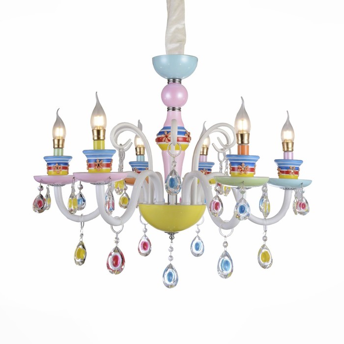 Люстра подвесная St Luce. SL673.783.06. Ornato. 6х40 Вт, E14, 70х70х60 см, цвет разноцветный
Люстра подвесная St Luce. SL673.783.06. Ornato. 6х40 Вт, E14, 70х70х60 см, цвет разноцветный