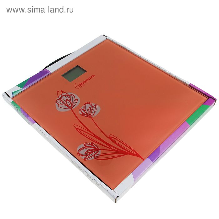 Весы напольные HOMESTAR HS-6001A, электронные, до 180 кг, 1хCR2032, стекло, оранжевые
Весы напольные HOMESTAR HS-6001A, электронные, до 180 кг, 1хCR2032, стекло, оранжевые