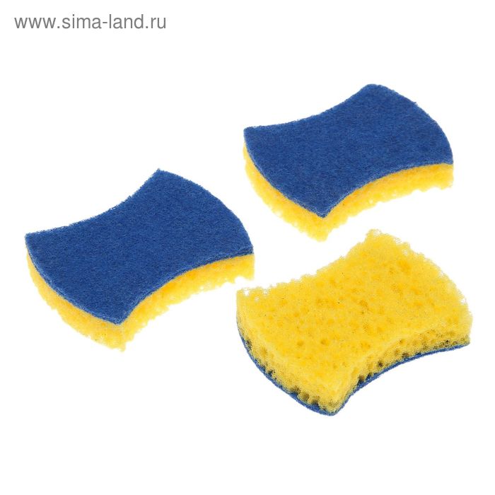 Набор губок кухонных «Антибактериальные», 11×7×3 см, 3 шт, цвет МИКС
Набор губок кухонных «Антибактериальные», 11×7×3 см, 3 шт, цвет МИКС