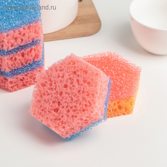 Губка для посуды "ЧистоДел" "Деликатная" (5 шт.) 9,5х8х3 см
Губка для посуды "ЧистоДел" "Деликатная" (5 шт.) 9,5х8х3 см