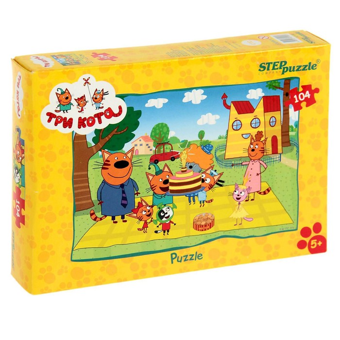 Пазлы «Три кота», 104 элемента
Пазлы «Три кота», 104 элемента