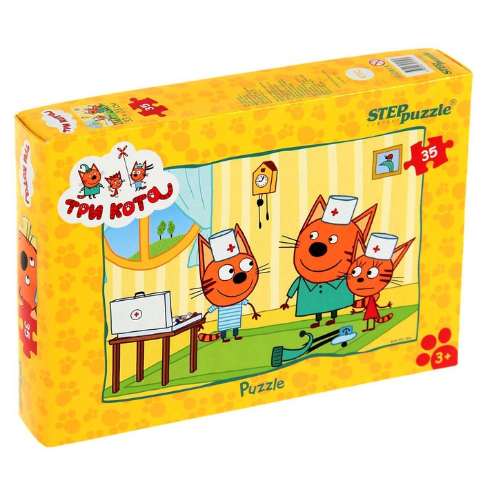 Пазлы «Три кота», 35 элементов 
Пазлы «Три кота», 35 элементов