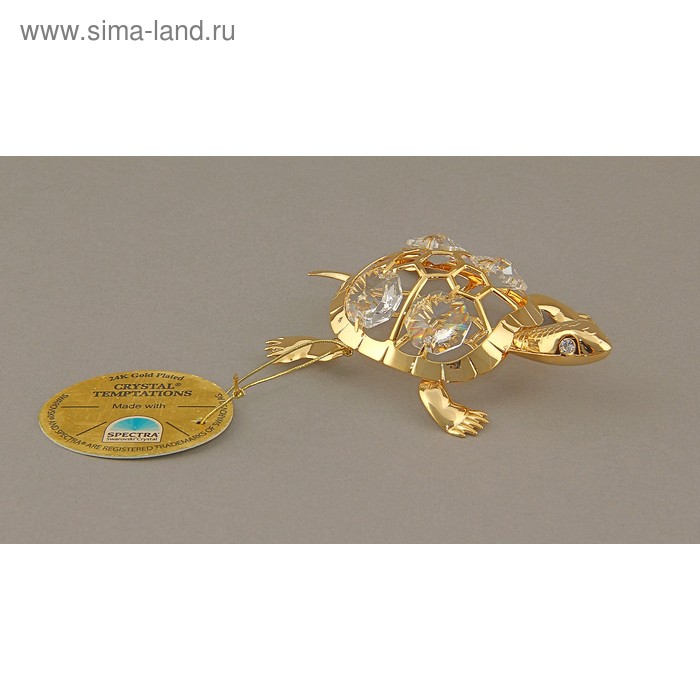 Сувенир Черепаха с хрусталиками 8 см
Сувенир Черепаха с хрусталиками 8 см