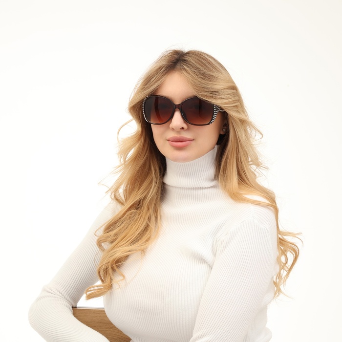 фото Очки солнцезащитные "onesun", дужка 14 см, ширина 15 см, линза 5.5 х 6 см