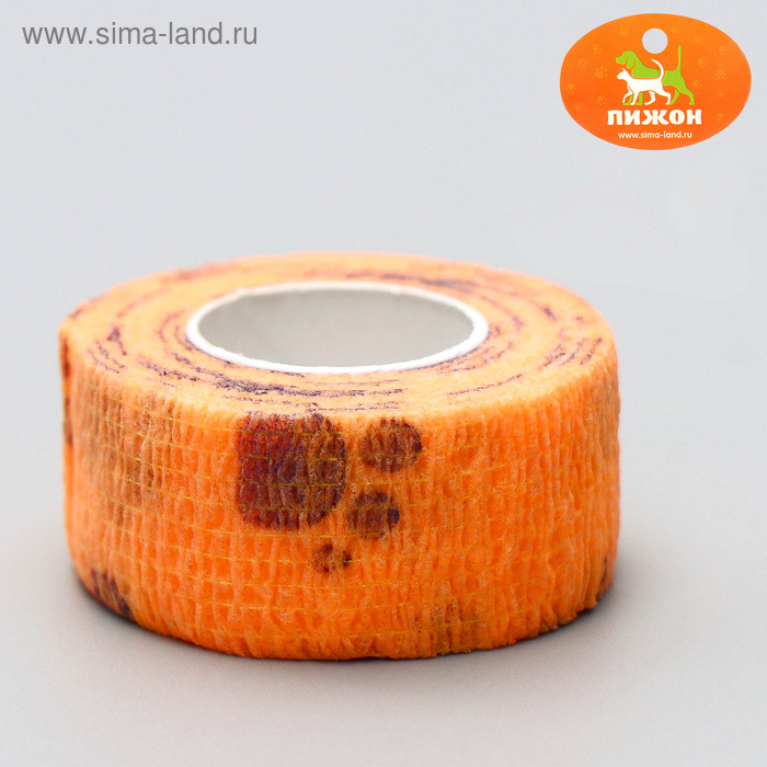 Бинт самофиксирующийся разрывной "Лапки", 2,5 см х 4,5 м, микс 
Бинт самофиксирующийся разрывной "Лапки", 2,5 см х 4,5 м, микс