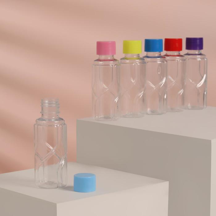 Бутылочка для хранения, 50 мл, цвет МИКС
Бутылочка для хранения, 50 мл, цвет МИКС
