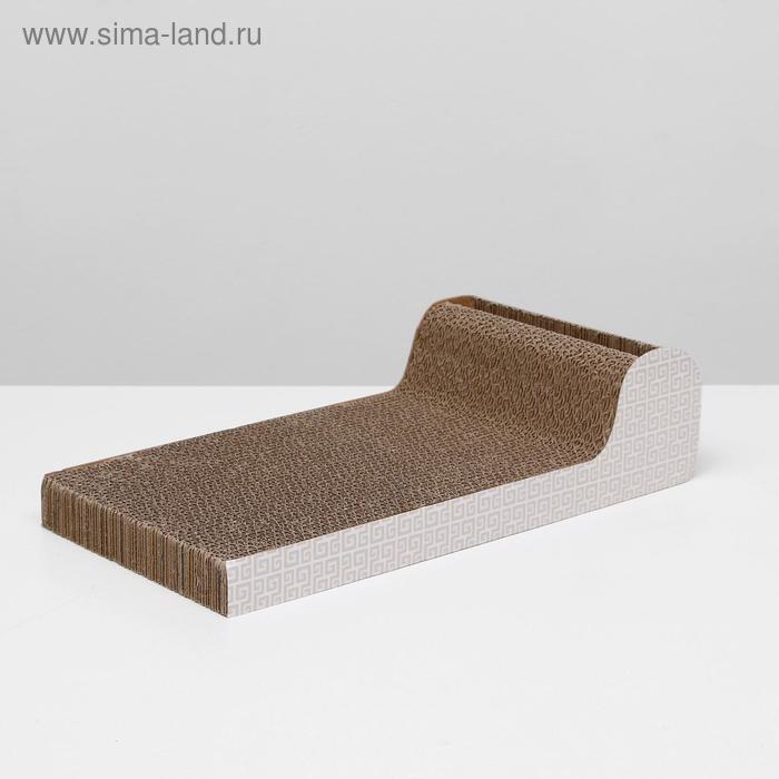 Гофрокогтеточка-диван с шариком, 45 х 22 х 11 см, микс рисунков
Гофрокогтеточка-диван с шариком, 45 х 22 х 11 см, микс рисунков